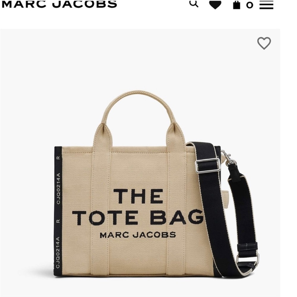 Marc Jacobs The Tote Bag Jacquard Medium in sand-